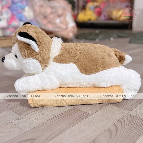 Gối mền Husky lông mịn