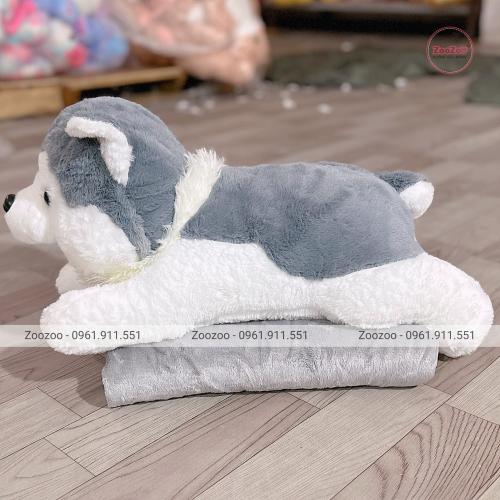 Gối mền Husky lông mịn